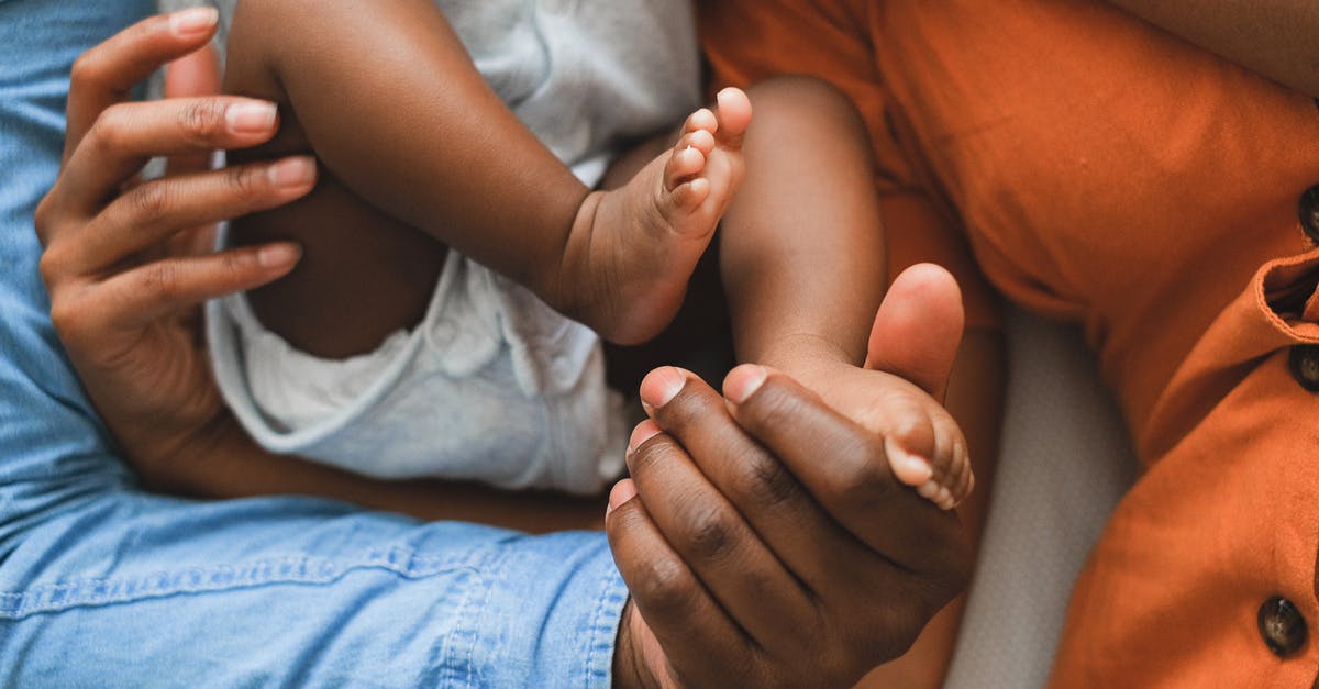 Family DS-160 is required separately - Person in Blue Denim Jeans Holding Babys Hand