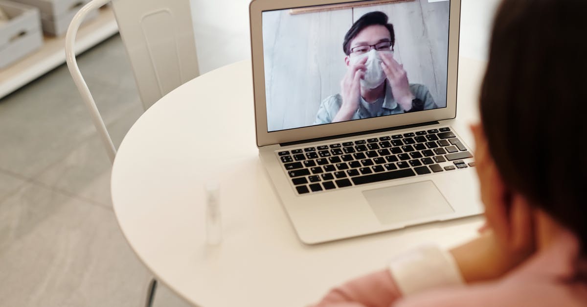 Family visit and sickness - Woman In A Video Call With A Covid-19 Patient