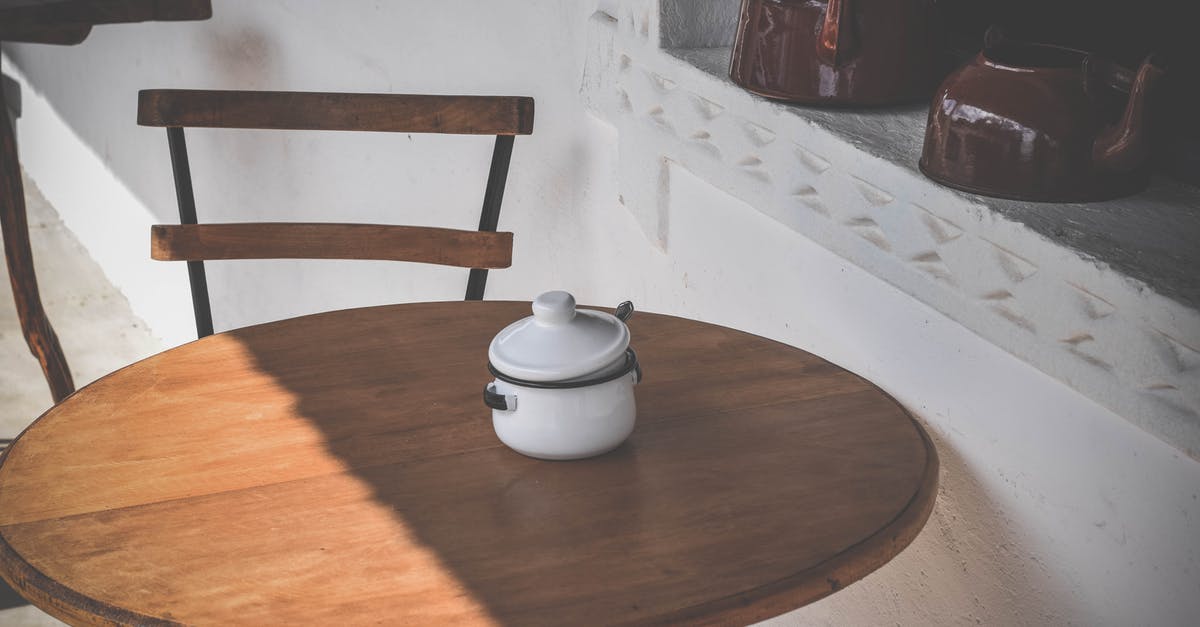 Family Visit Round 3 [closed] - Round Brown Wooden Table and Chair