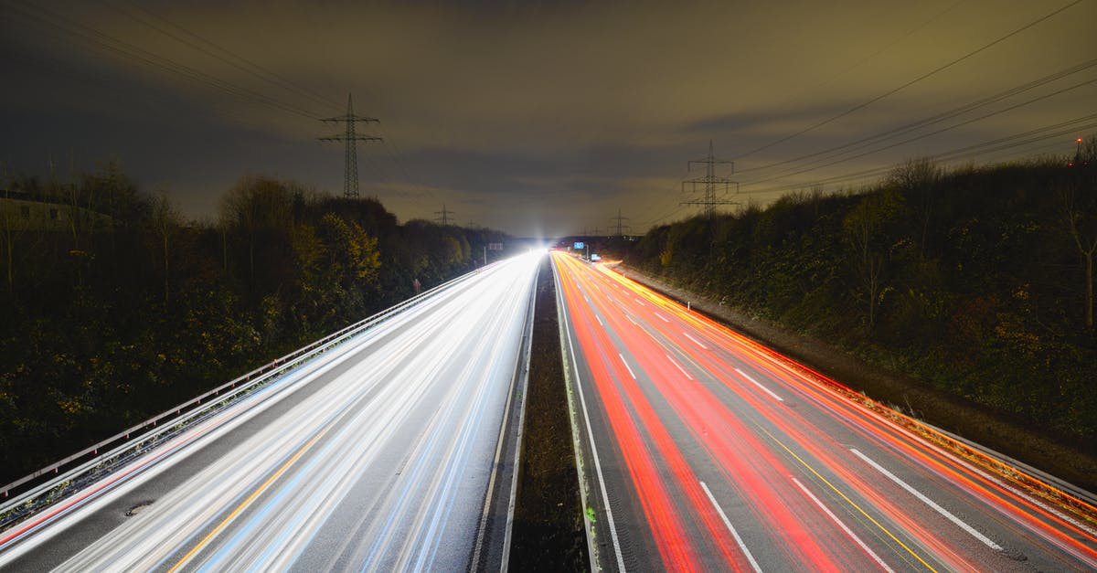 Fast lane in the UK? [duplicate] - Gray Asphalt Road during Nighttime