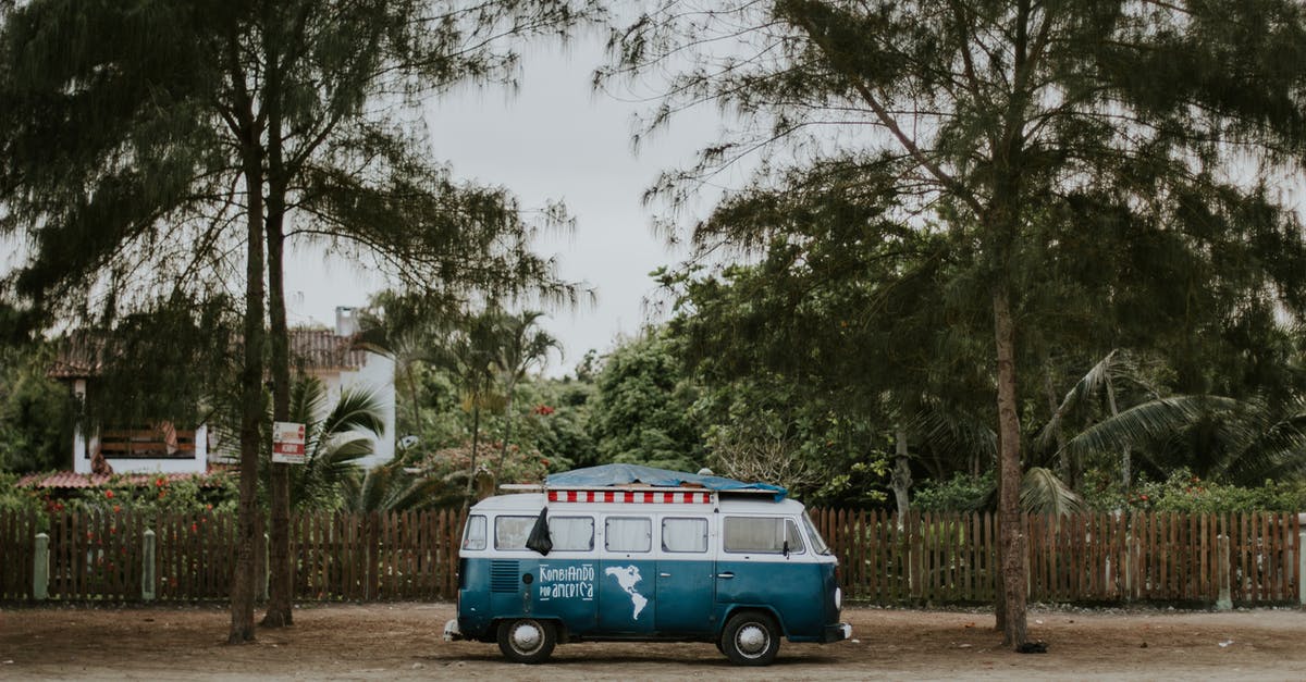 Ferries from Panama to Colombia on the Pacific side? - Van Parked in Between Trees