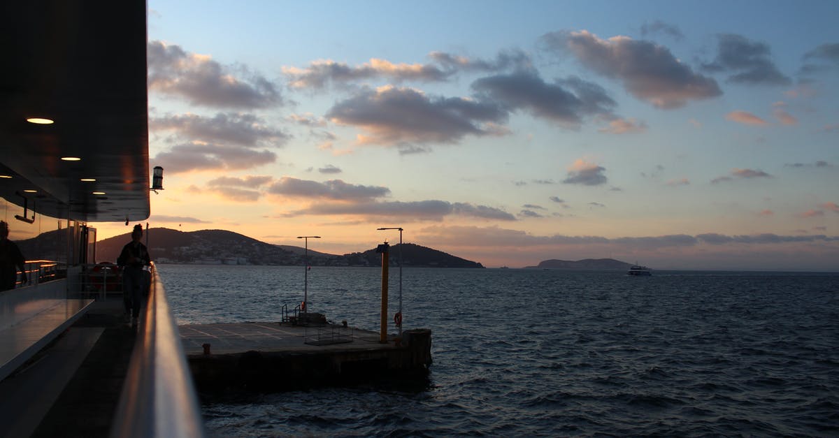 Ferry to Lebanon? - Sunrise Seen from Ferry