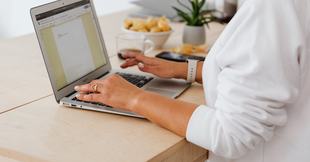 FIling B2 extension online - Close-up of Woman Sitting at Desk Working on Computer