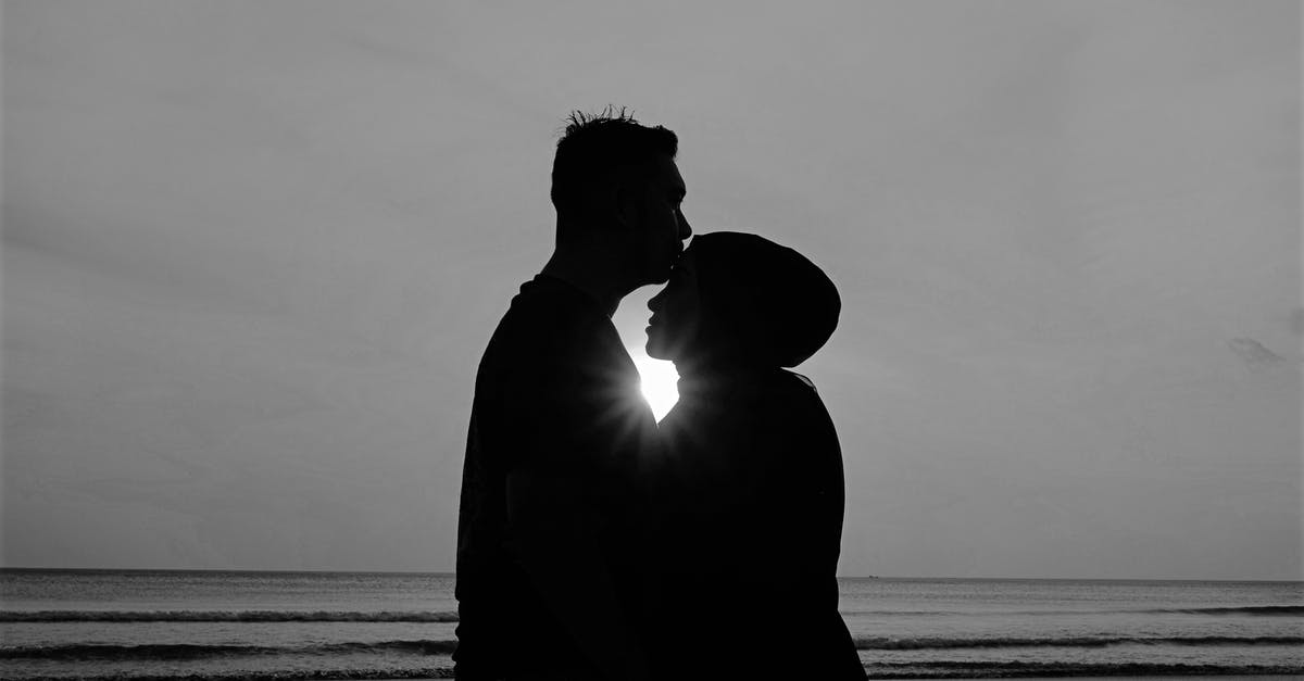 Filipino partner applying for Schengen visa while processing marriage annulment - Silhouette of Man and Woman Standing on Beach