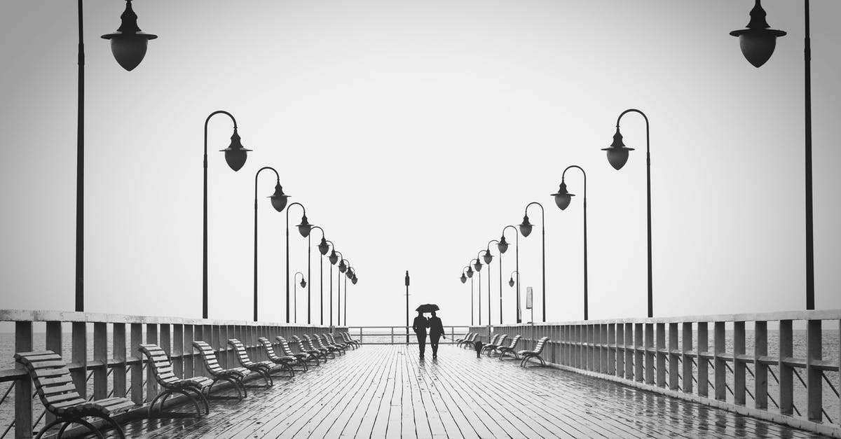 Finding a travel partner - Two People Walking on Pier