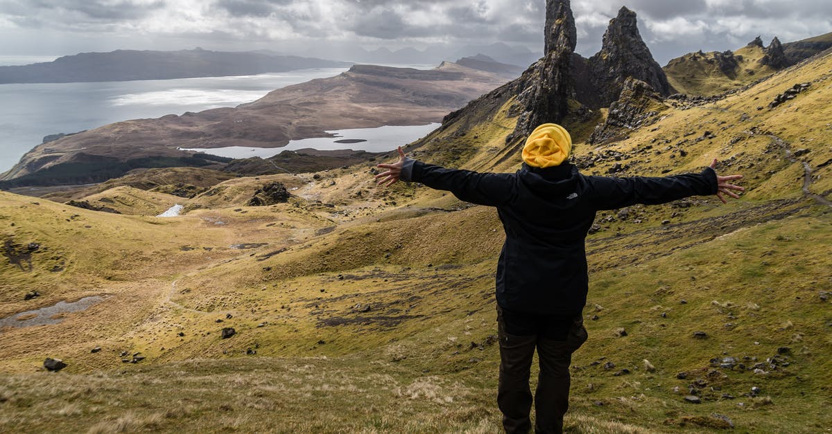 Finding drinkable water while travelling - Person Wearing Black Jacket Standing on Green Grass Field Near Lake