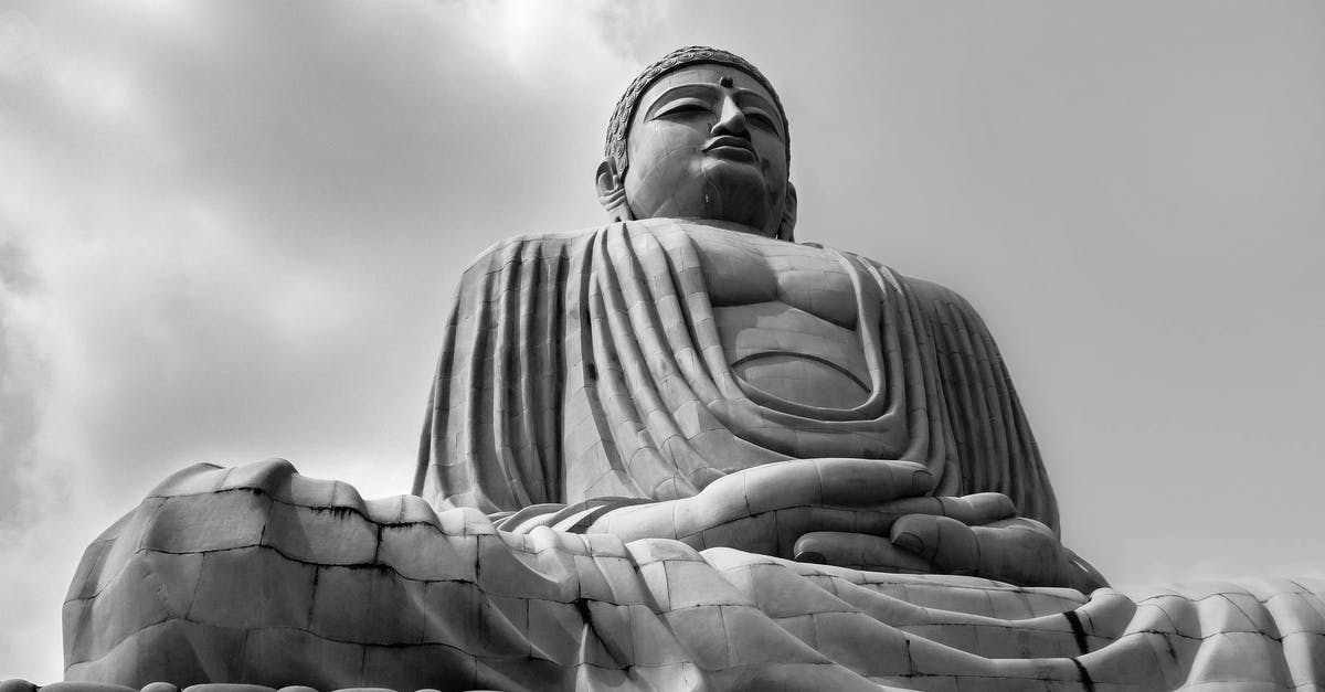 Finding Gilgit's Kargah Buddha - Grayscale Photo of Buddha Statue