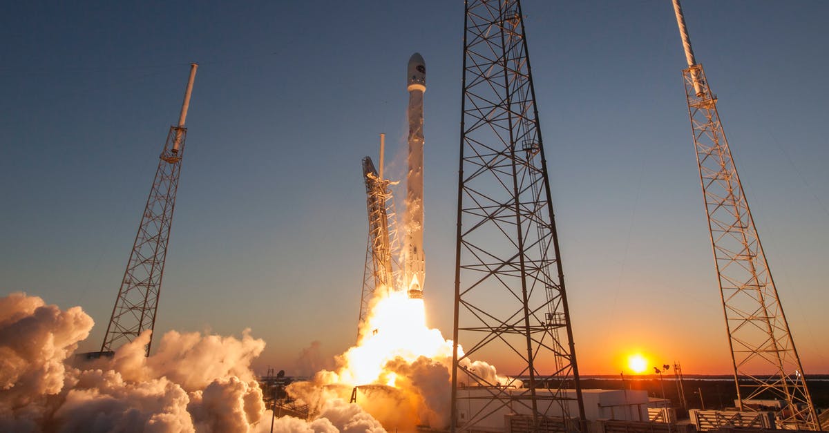 Finding the station to get off at in Vancouver - Spacecraft launching into orbit during sundown