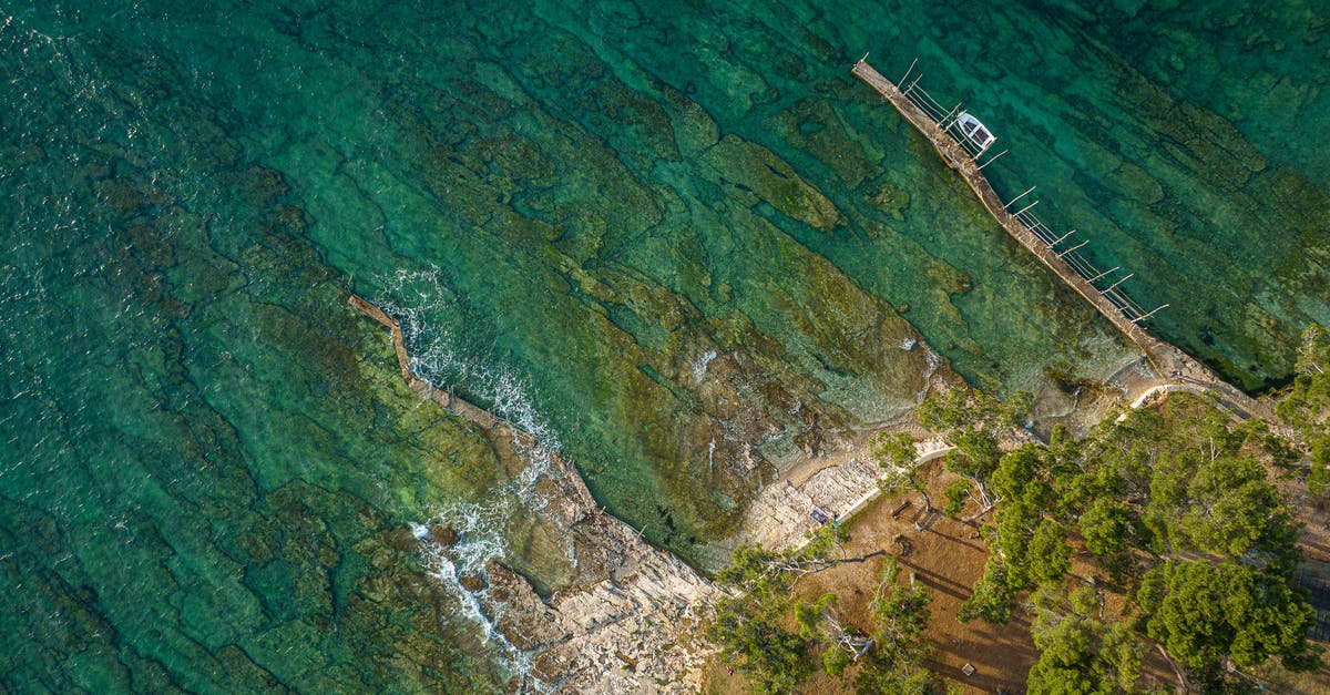 Finding Undisclosed Restaurants on the Adriatic Coast - Sea Water near Cliff Seashore