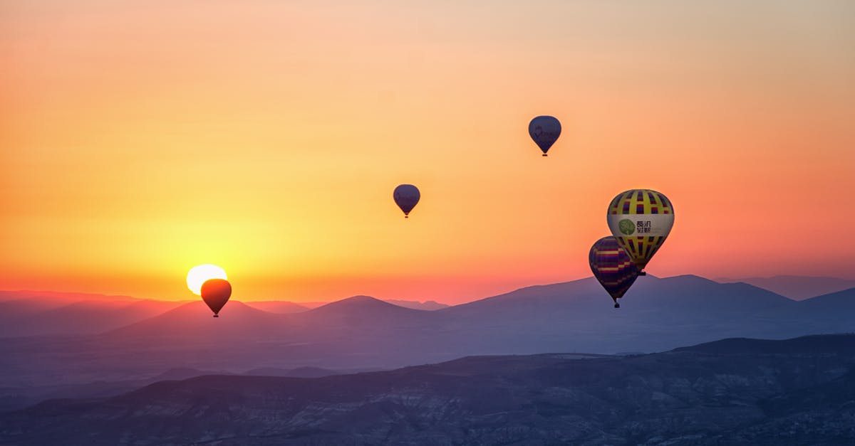 Flight search for multi-stop with 10 segments [duplicate] - Assorted Hot Air Balloons Photo during Sunset
