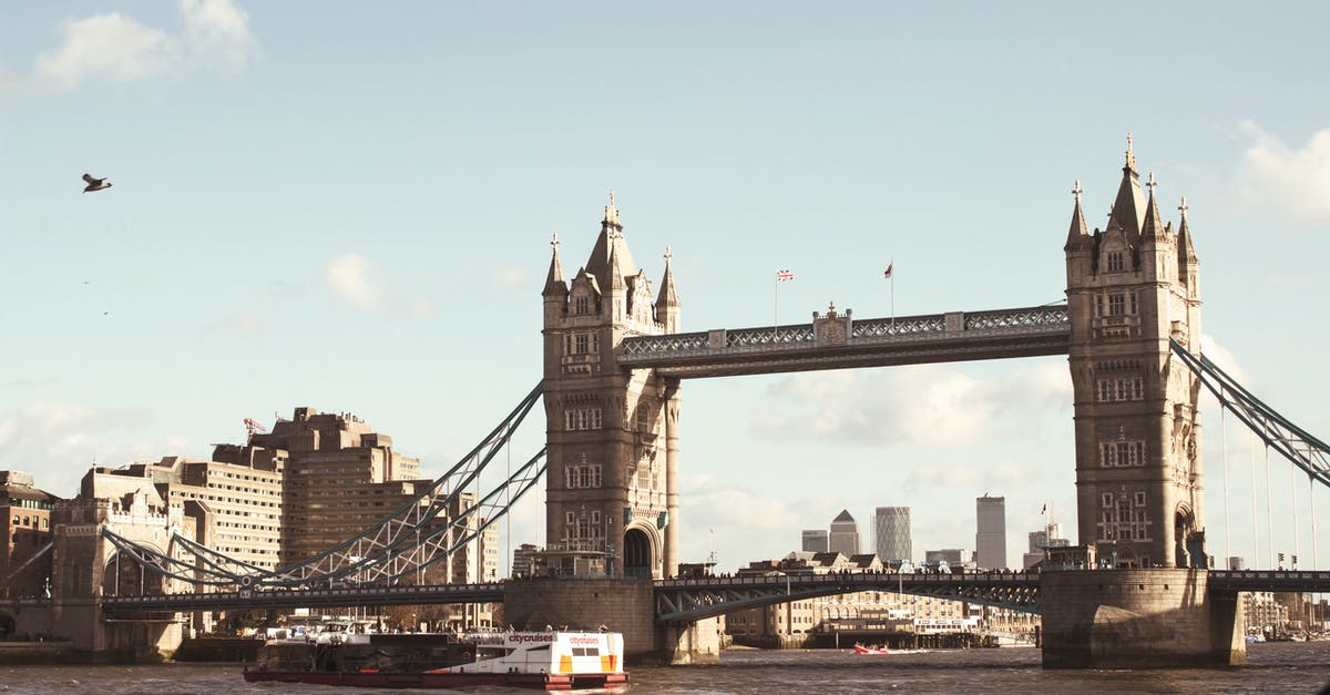 Flying from the UK to the US with laser in carry-on - Tower Bridge Photograph