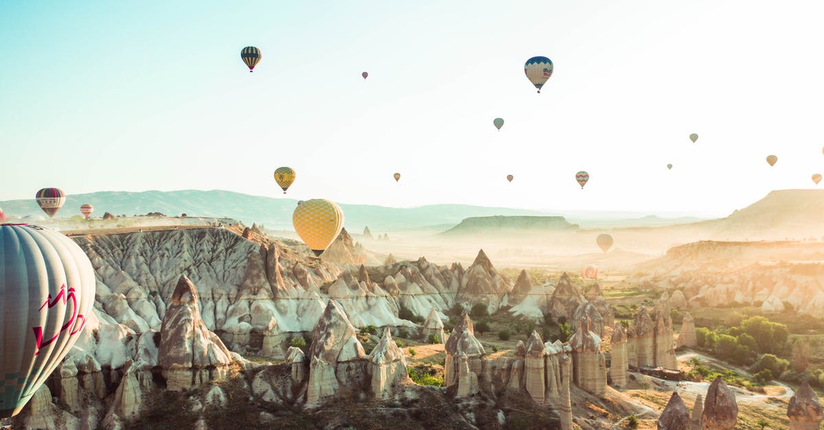 Flying to, but not entering, Turkey without passport - Photo of Hot Air Balloons on Flight