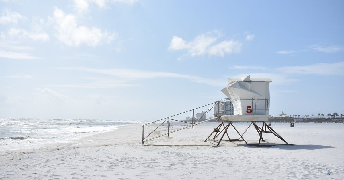 Following in the footsteps of Jason Bourne - Photography of White Lifeguard House on Beach Resort