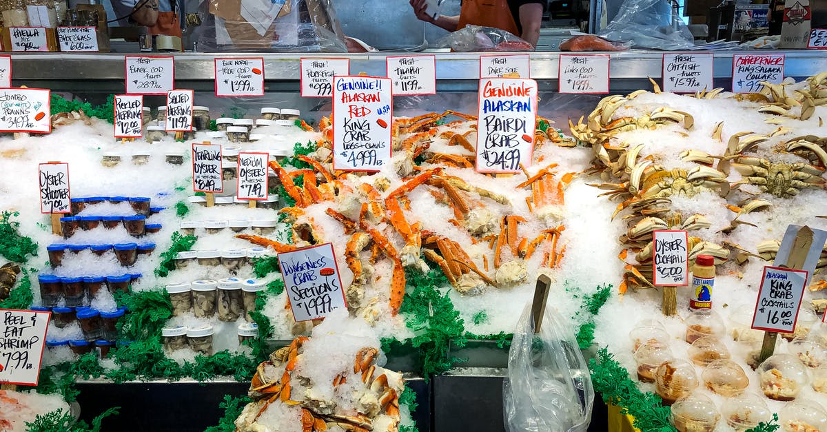 Food prices in Chile - particularly seafood - Seafoods on Fish Market