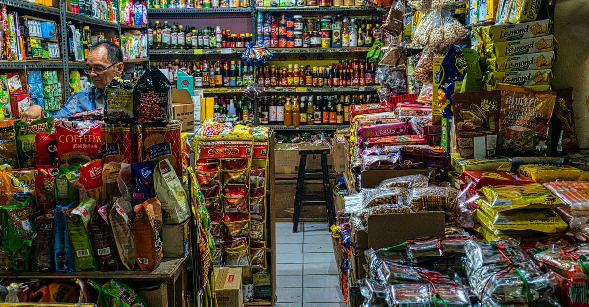 Food souvenir purchasable in dubai - Man in Eyeglass on Assorted Products