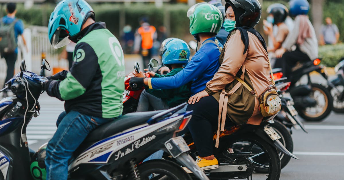 Foreign motorcycle licence in Costa Rica at 16 - People Riding Motorcycle