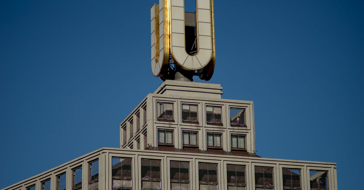 Formal Obligation letter photocopy for Germany - Letter Signage on Top of a Building