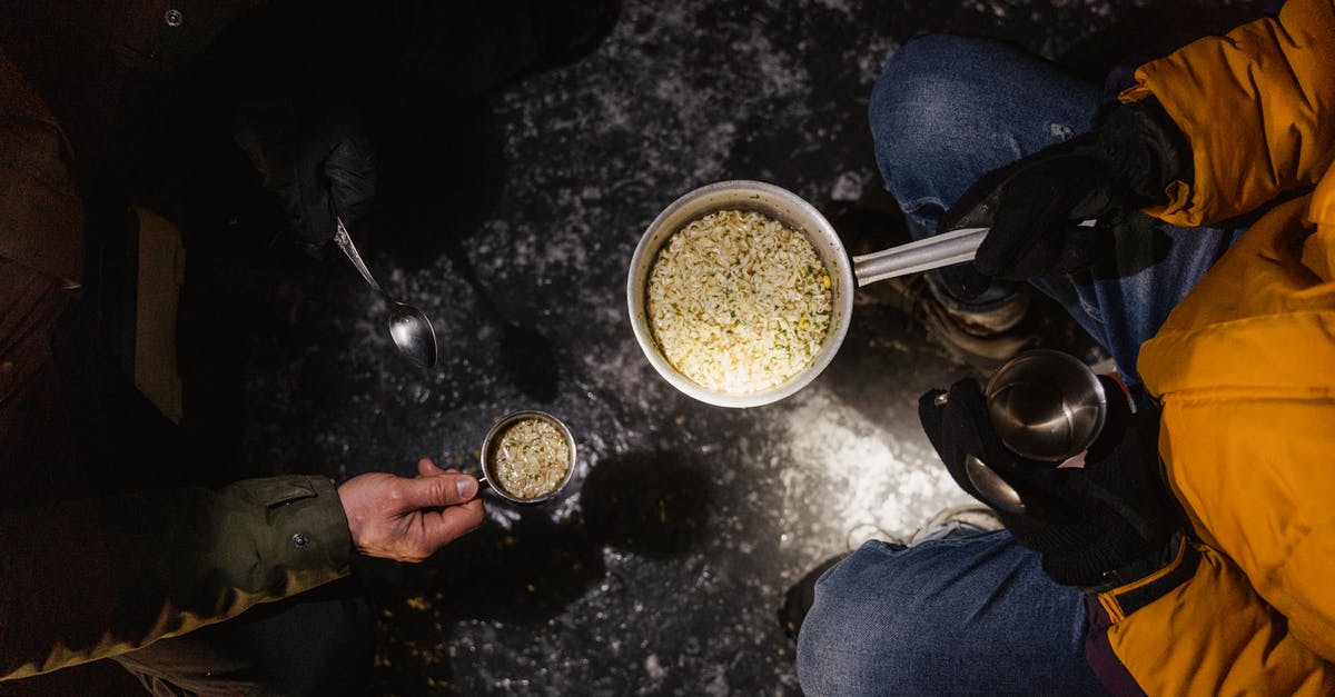 Free camping in Uk, Belgium, Netherlands - is it legal? - A Person Holding Cooking Pot with Food