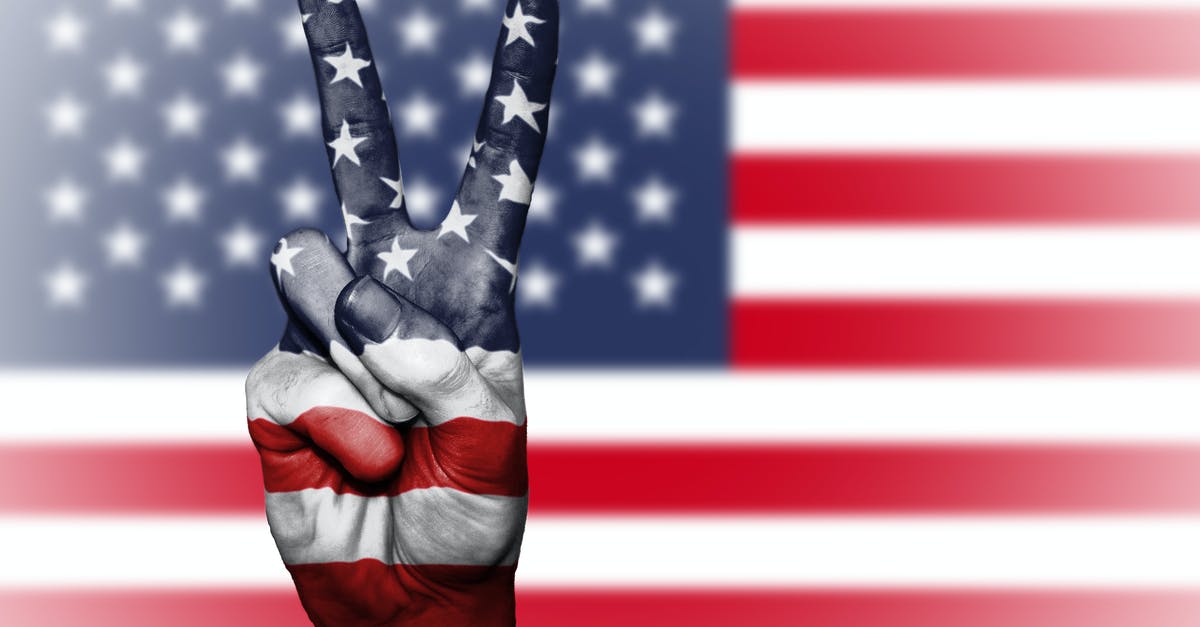 Free movement between the US and Compact of Free Association countries - Peace Hand Sign With Usa Flag Graphic