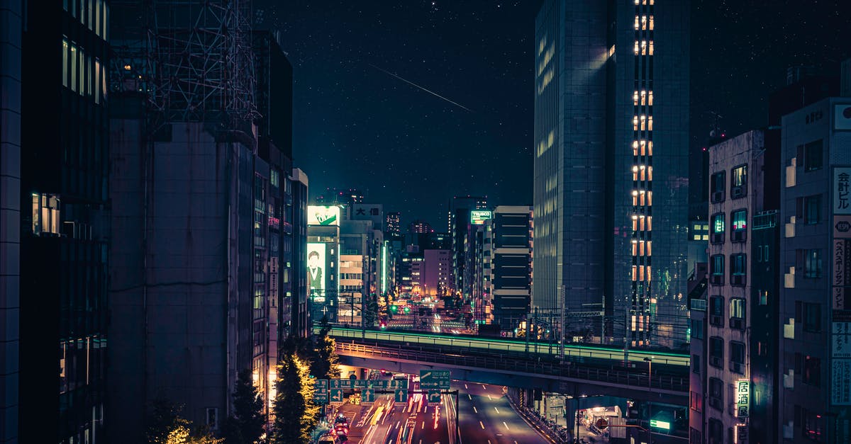 Free WiFi in Tokyo metro - Architectural Photography of City Buildings