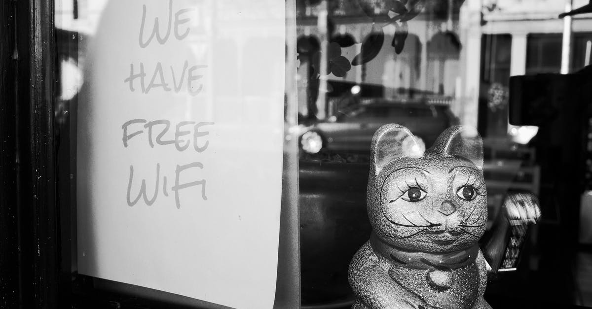 Free WiFi in Tokyo metro - Grayscale Photography Manikineko