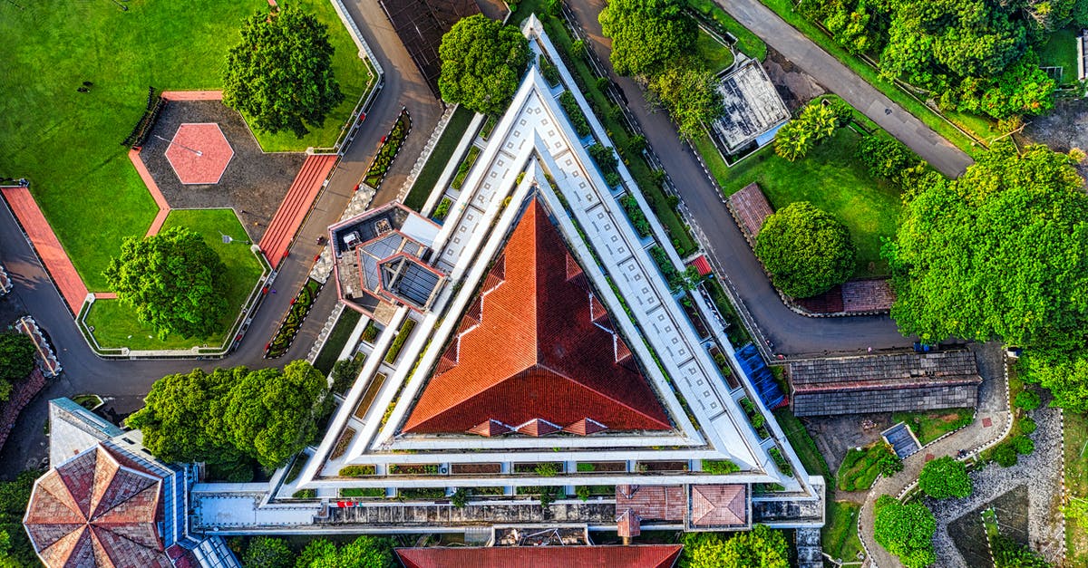 Freediving schools in Indonesia - Aerial View of Brown and White Building