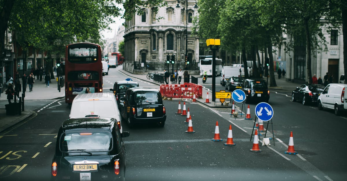 French visa aplication in London - Cars on Road