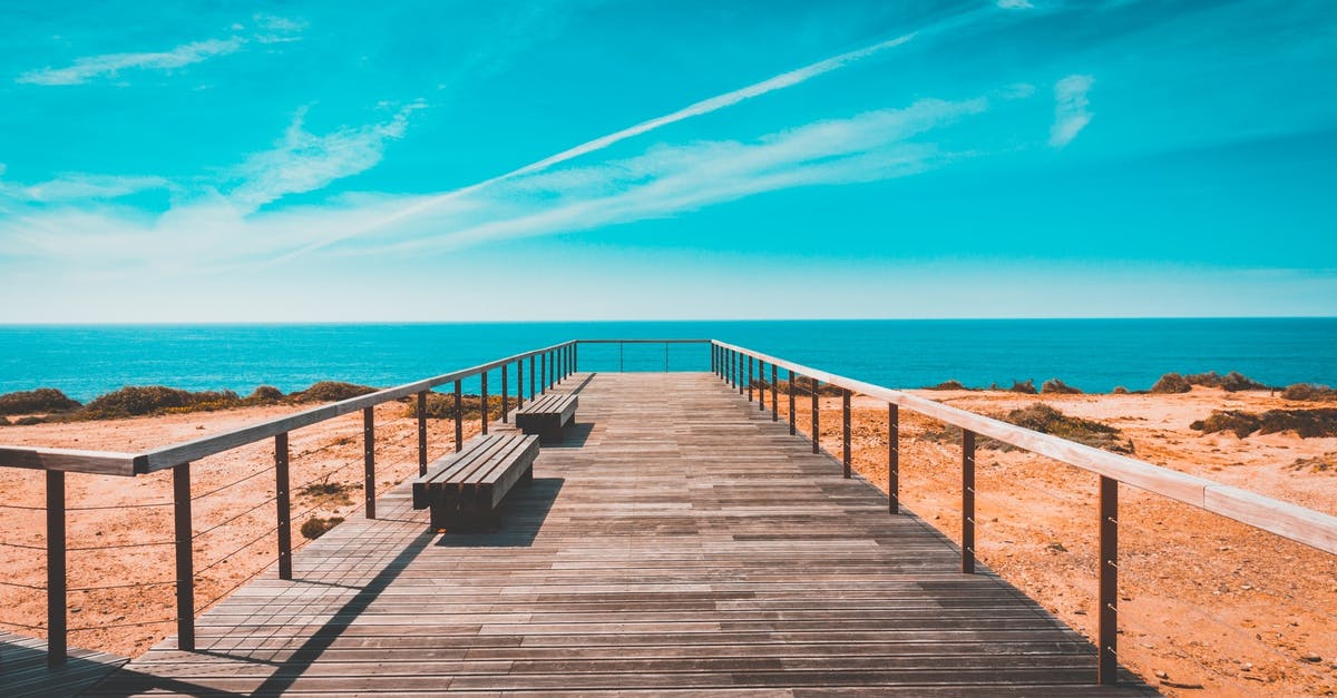 From France west coast to Portugal via ship? - Brown Wooden Dock