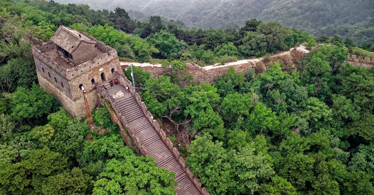 From Morocco to South Korea, transit in China - Brown Concrete Wall Surrounded By Trees