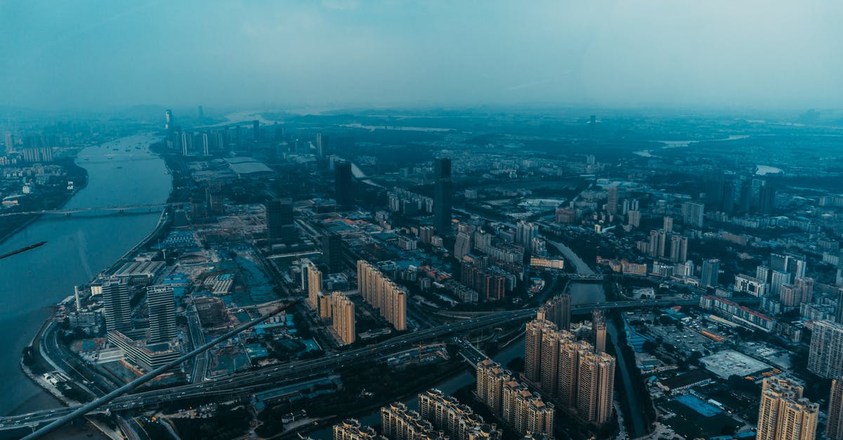 From Morocco to South Korea, transit in China - Aerial Shot Of City