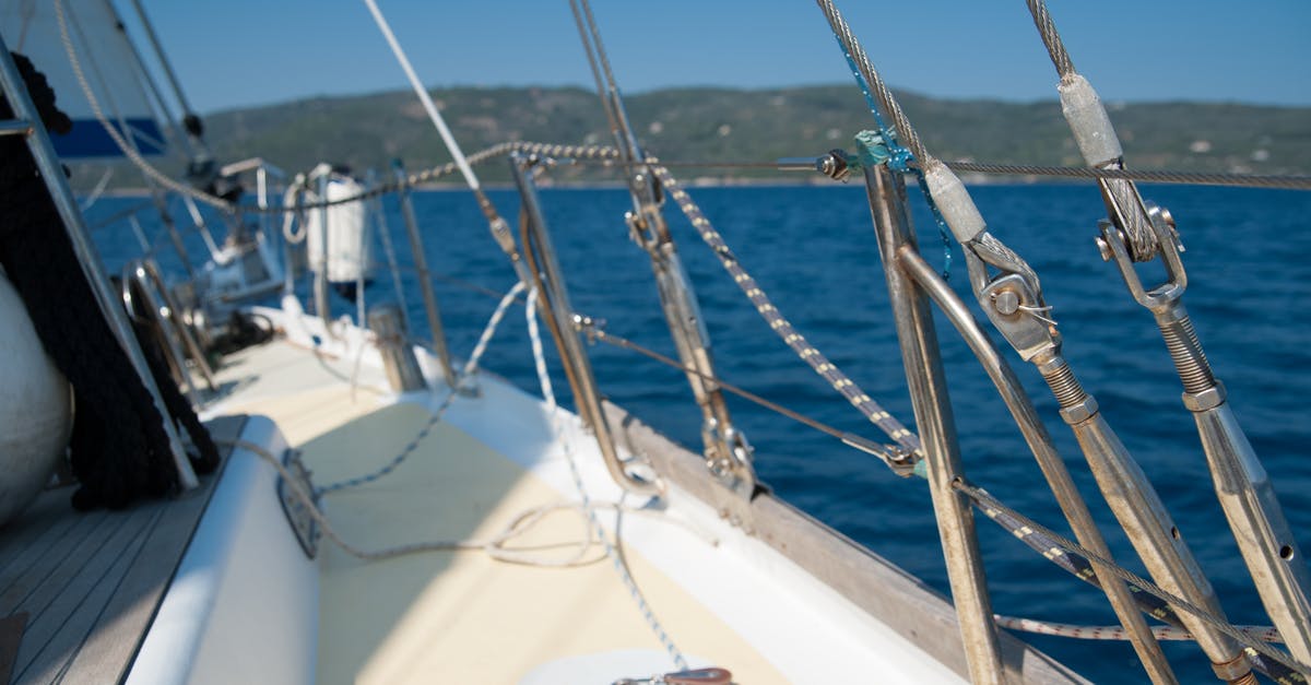 From North of Italy to Greece via ship - Beige and White Yacht on Water