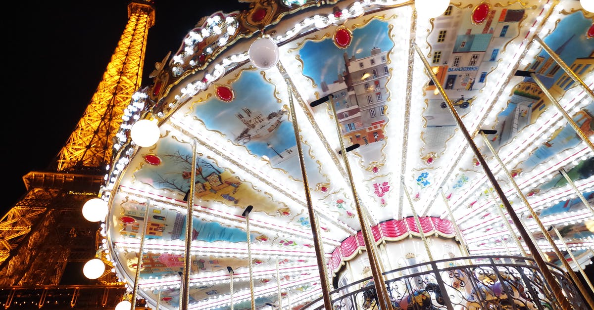 From Paris to Saint-Malo at night - Turned-on Carousel