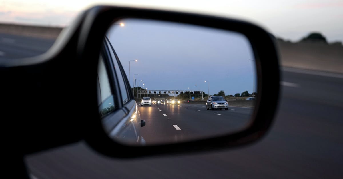 German autobahn speed limit - Black Side Mirror