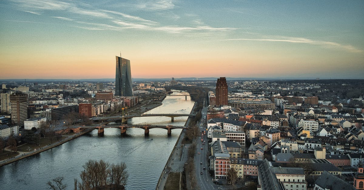 Germany ATMs with magstripe - Aerial View of City Buildings