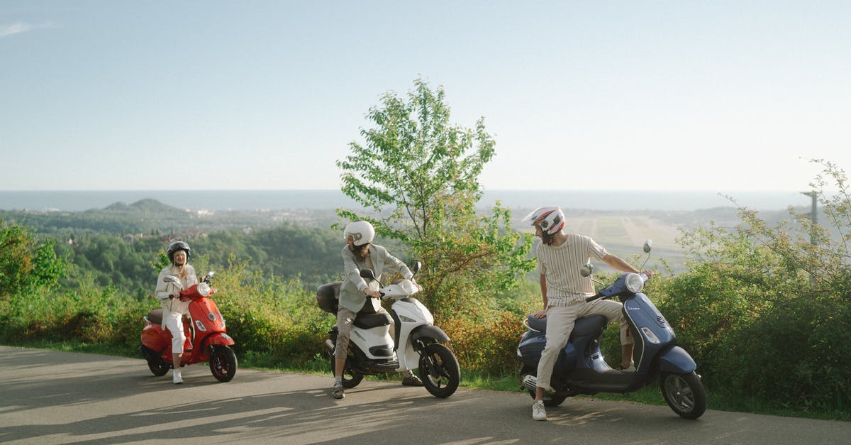 Germany-Bremen To France-Lyon - People Riding Motorcycle on Road