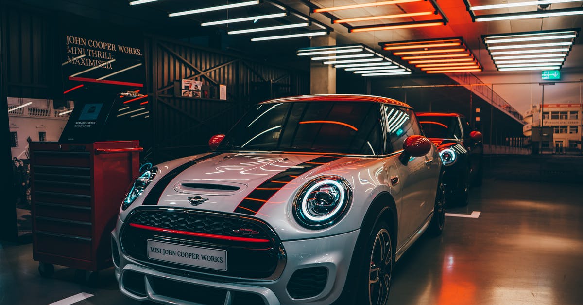 Get an international driving license in Indonesia - White and Red Mini Cooper Countryman