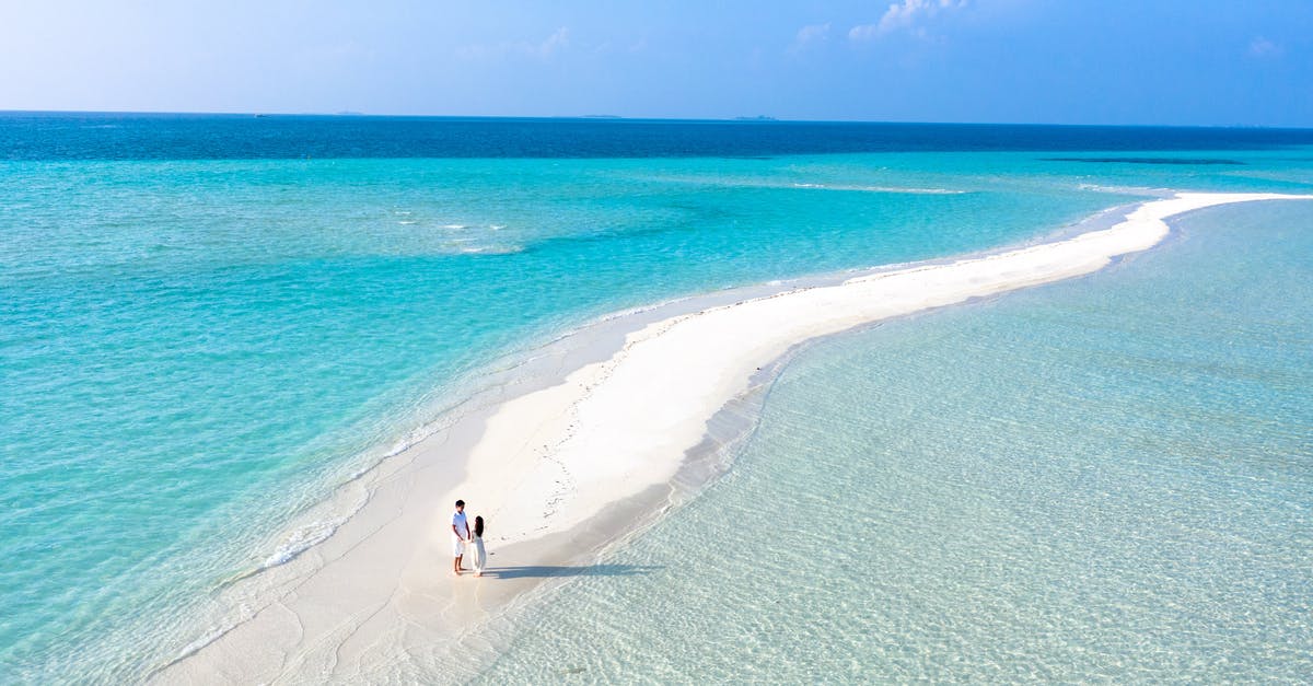 Get from Lázaro Cárdenas to Puerto Escondido? - Couple on Sandy Beach Surrounded by Beautiful Blue Ocean