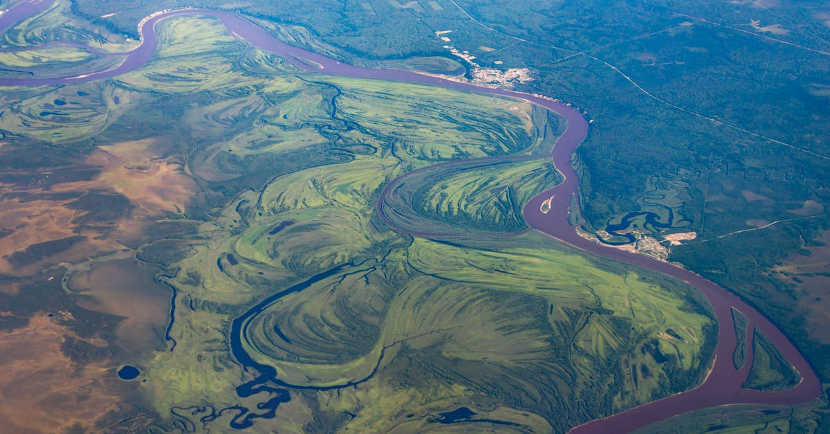 Getting from Astrakhan, Russia to Aktau, Kazakhstan - Aerial Photography of Green Land