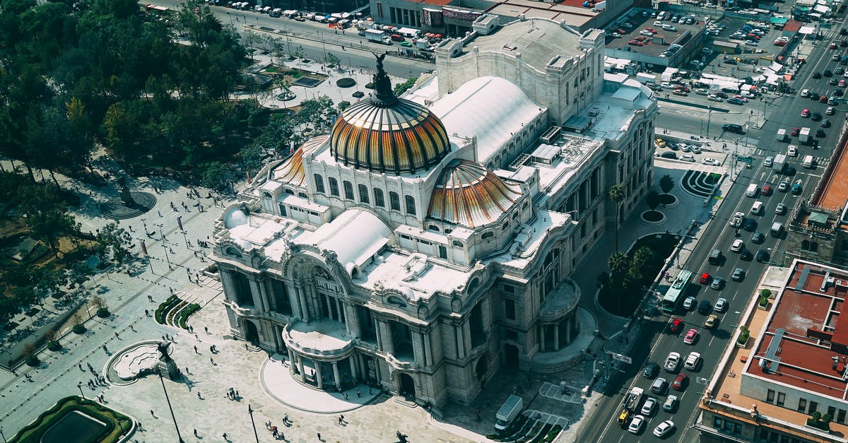 Getting from Mexico City airport to downtown easily and safely - Bird's Eye View Photography of Dome Building