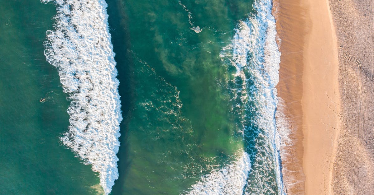 Getting into Brazil with an onward ticket from another country - Aerial Photography of Beach