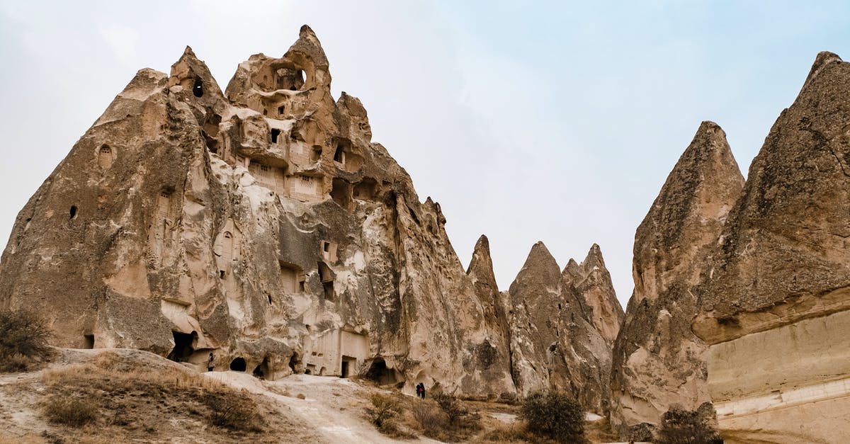 Getting to Cappadocia: Nevsehir or Kayseri Airport? - Brown Rock Mountain Under Calm Blue Sky