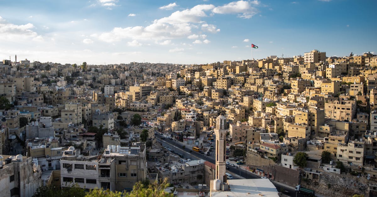 Getting to Petra from Amman in Jordan - Aerial View Of Buildings