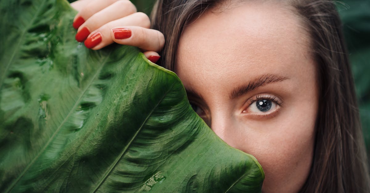 Going to Bali with arachnophobia [closed] - Woman Covering Her Face With Green Leaf