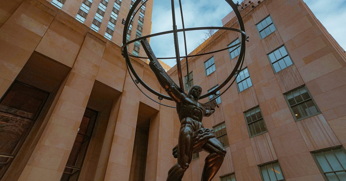 Gospel church in New York City - Atlas is a bronze statue in Rockefeller Center