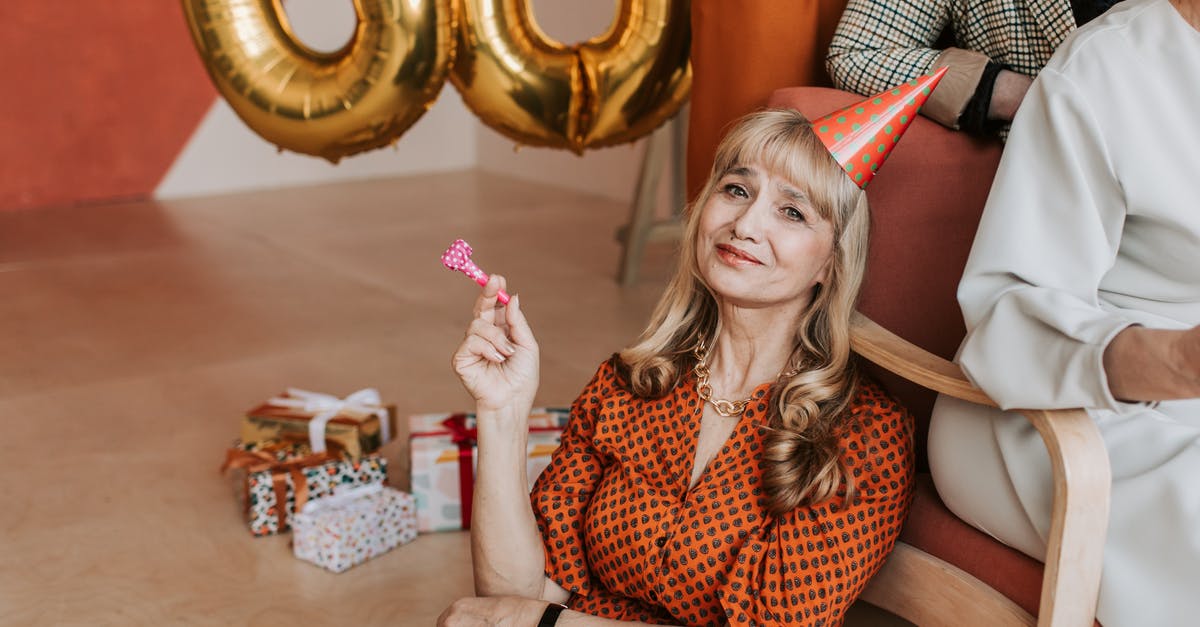 Grace Period after visa expired - Elderly Woman in Stylish Polka Dress