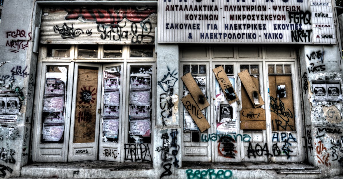 Greece Schengen Visa for Seaman [closed] - White and Black Store Front