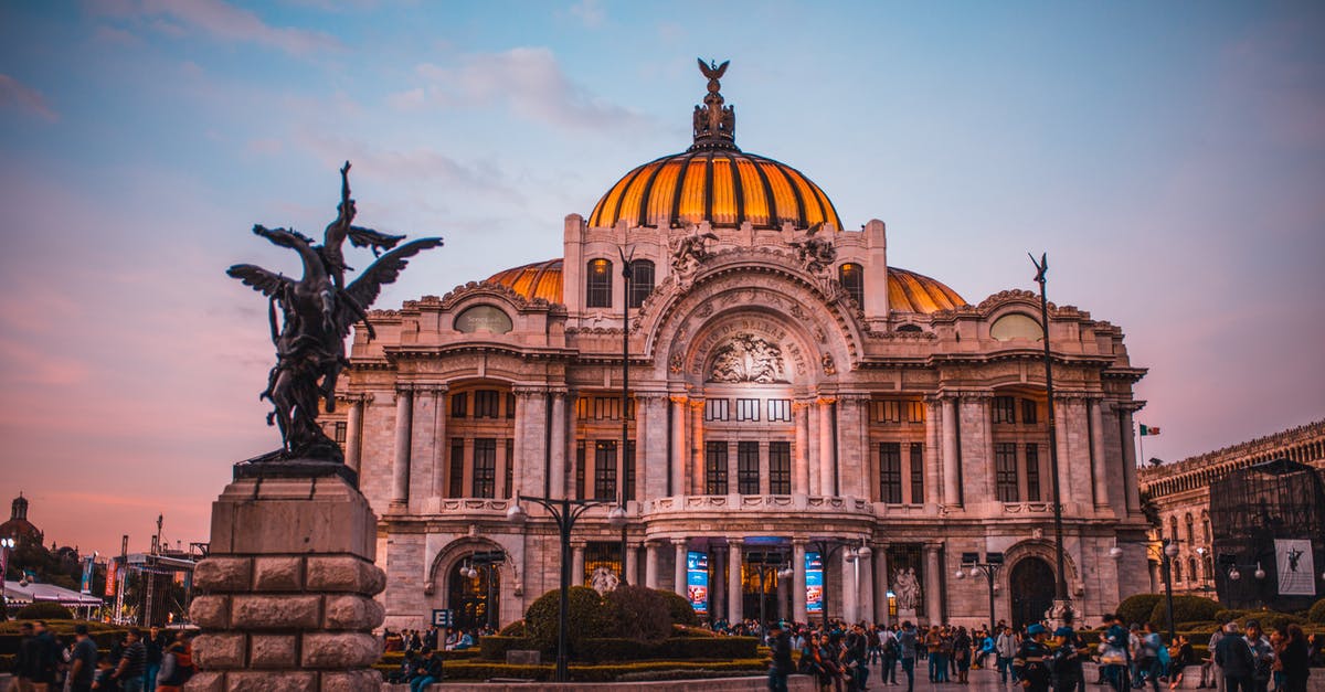 H-1B visa travel to Mexico on expired visa stamp - People in Front of the Building