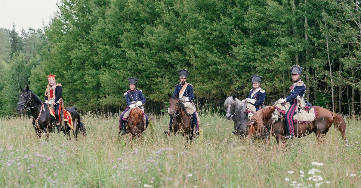 Hastings Battlefield and the 'Right to Roam' - Group of Military Men Near the Trees
