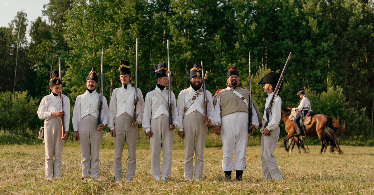 Hastings Battlefield and the 'Right to Roam' - Group of Soldiers Standing on Grass Field