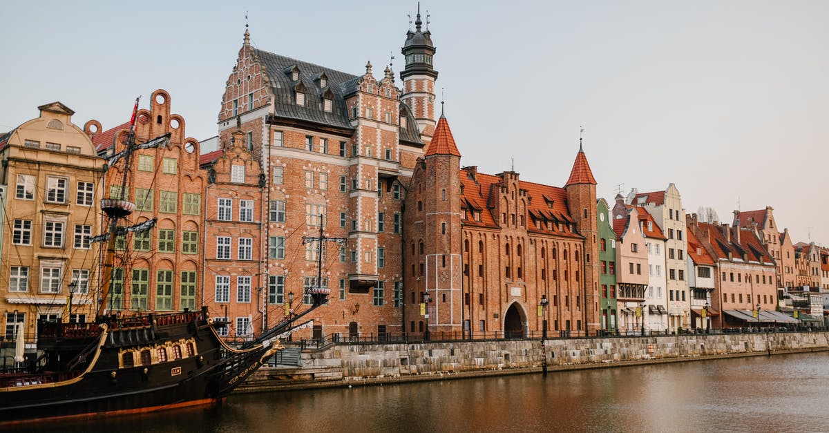 Haunted house in Gdansk - what is the exact address? - Old European city district on river coast